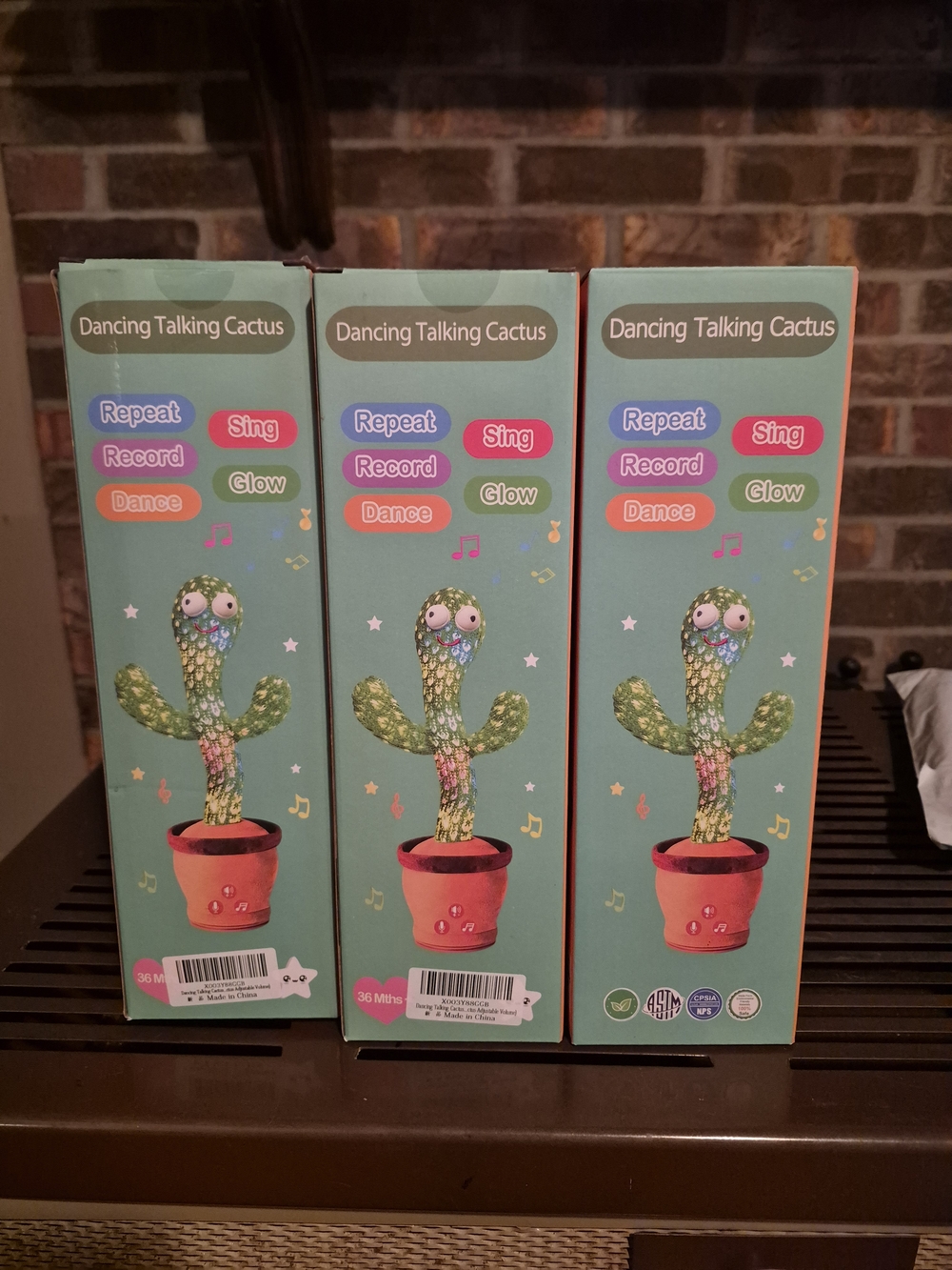 Dancing Talking Cactus Toy - Green Cactus with Red Pot